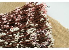 Floral wire with Pips Berry BROWN Stem (40cm) DIY Floral crown